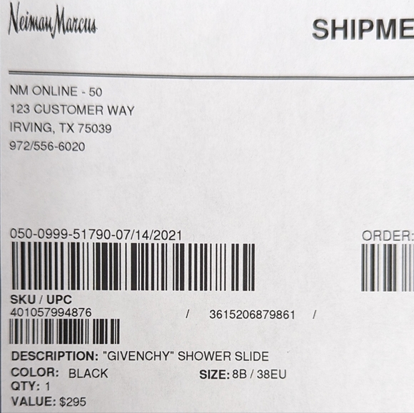 (SOLD) Givenchy Shower Slides - Picture 14 of 14